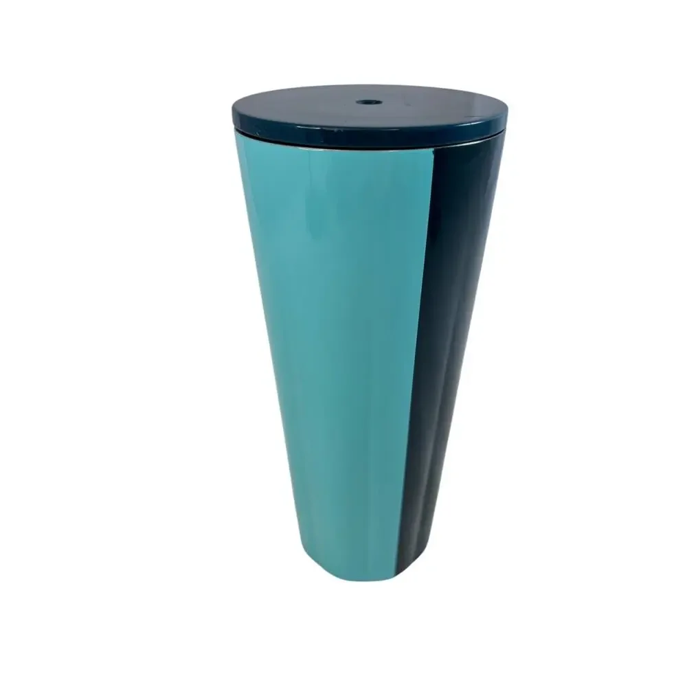 Starbucks 2023‎ Blue Teal Two Tone 24oz Stainless Steel Tumbler Hot Cold Cup